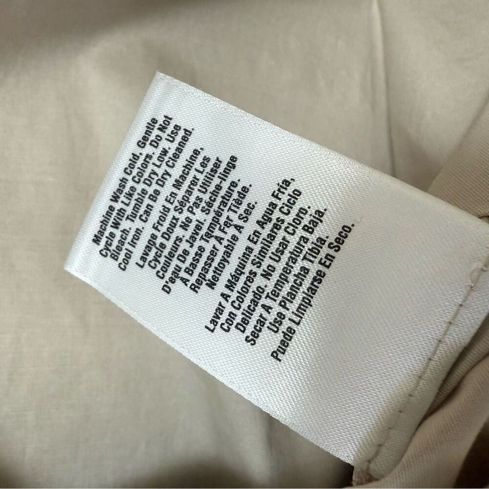 NWT 90s Y2K Minimalist Strapless Cotton Poplin Dress DKNY Sz 4 Clean Girl Summer - Picture 6 of 9